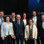 Isabel Wiseler-Lima - Luc Frieden - Octavie Modert - Ady Richard -oben- Christophe Hansen - Metty Steinmetz - Martine Kemp - Paul Galles